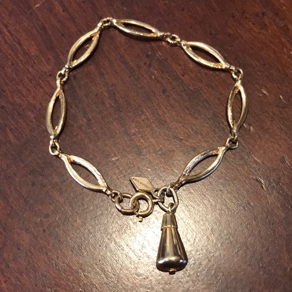 Sarah Coventry Vintage Goldtone Link Bracelet - Picture 1 of 7